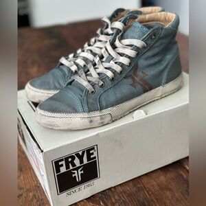 Frye Women’s Blue High-Top Sneakers
